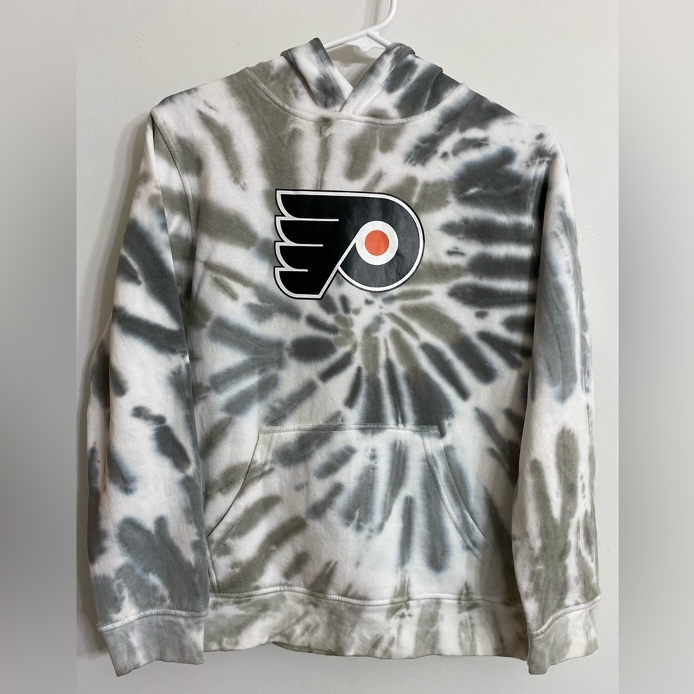 NHL Philadelphia Flyer Hoodie, Tie Dye Pattern, NWT, officially Licensed product